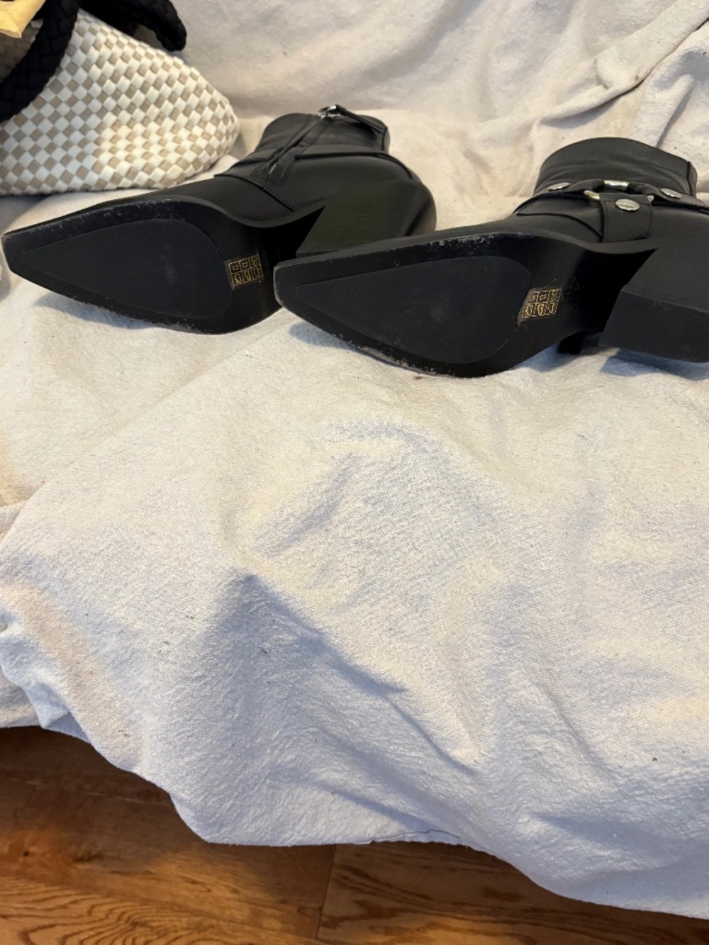 Anine Bing Motocycle Boots Size 7 MINT MINT - Picture 3 of 4